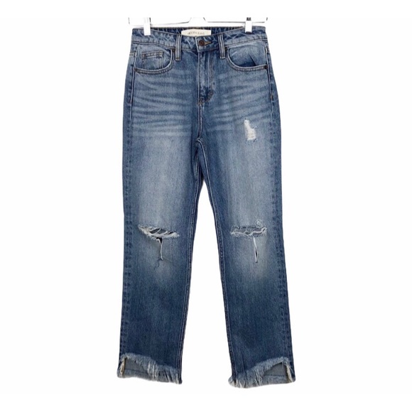 Hidden Jeans Denim - HIDDEN JEANS Women’s Distressed Cutoff Jeans Sz 25